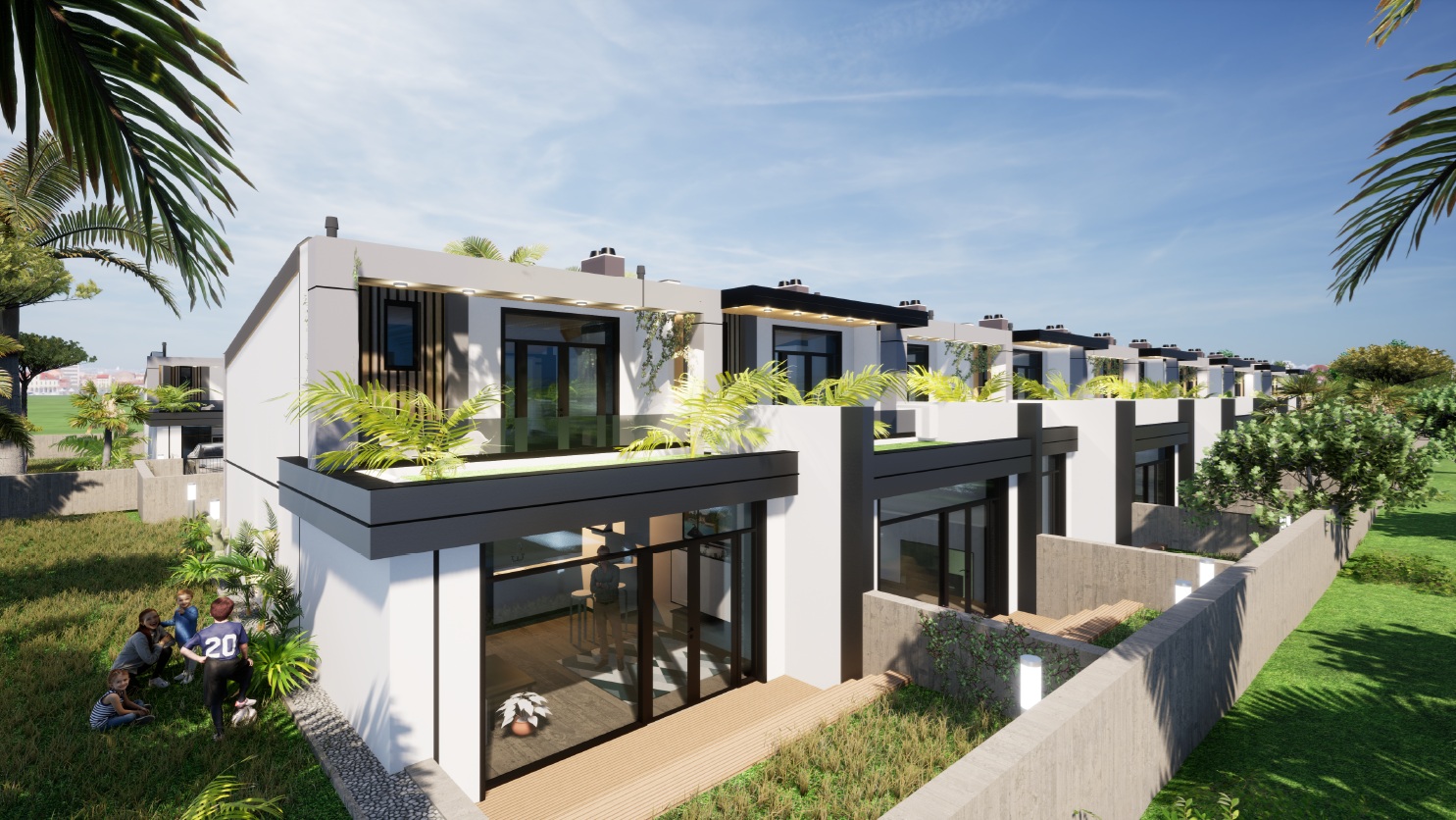 Beachside Resort Iraklea main facade - 26 luxury villas Nea Iraklia Greece